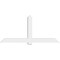 Ekena Millwork Eugene Architectural Grade PVC Gable Bracket, 84"W x 38 1/2"H x 4"D x 6"F, 11/12 Pitch GBP084X39X0406EUG00 - alternate 3